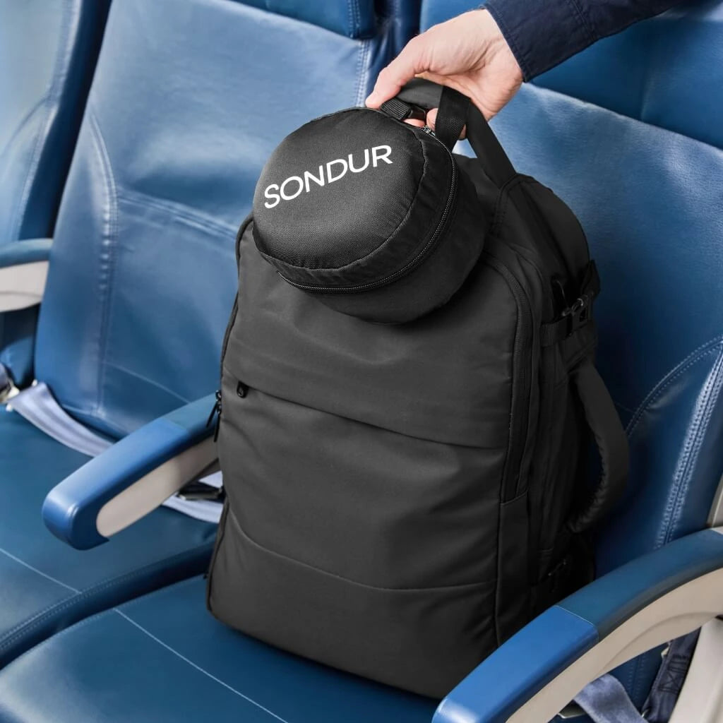 AirComfort™ Reisekissen – Aufblasbares Sitzkissen für Flüge